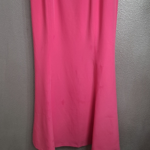 NWT Laundry Shelli Segal Azaela Pink Long Formal Dress   Size 16 - Picture 4 of 16